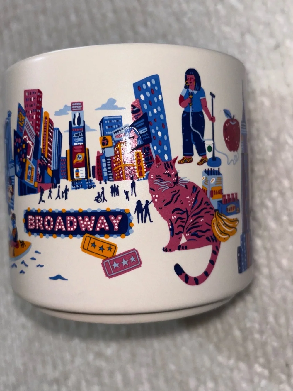 Starbucks Discovery Series Manhattan Ceramic Mug with Multicolor Graphic